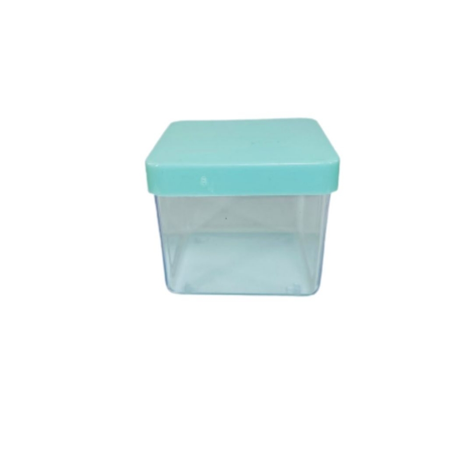 Caixa Acrílica 6x6cm - Tampa Verde candy