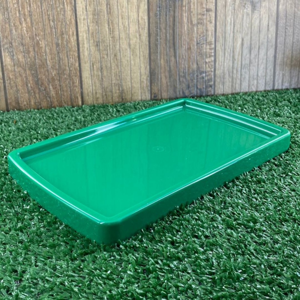 Bandeja Retangular 16X27CM - Verde - UND