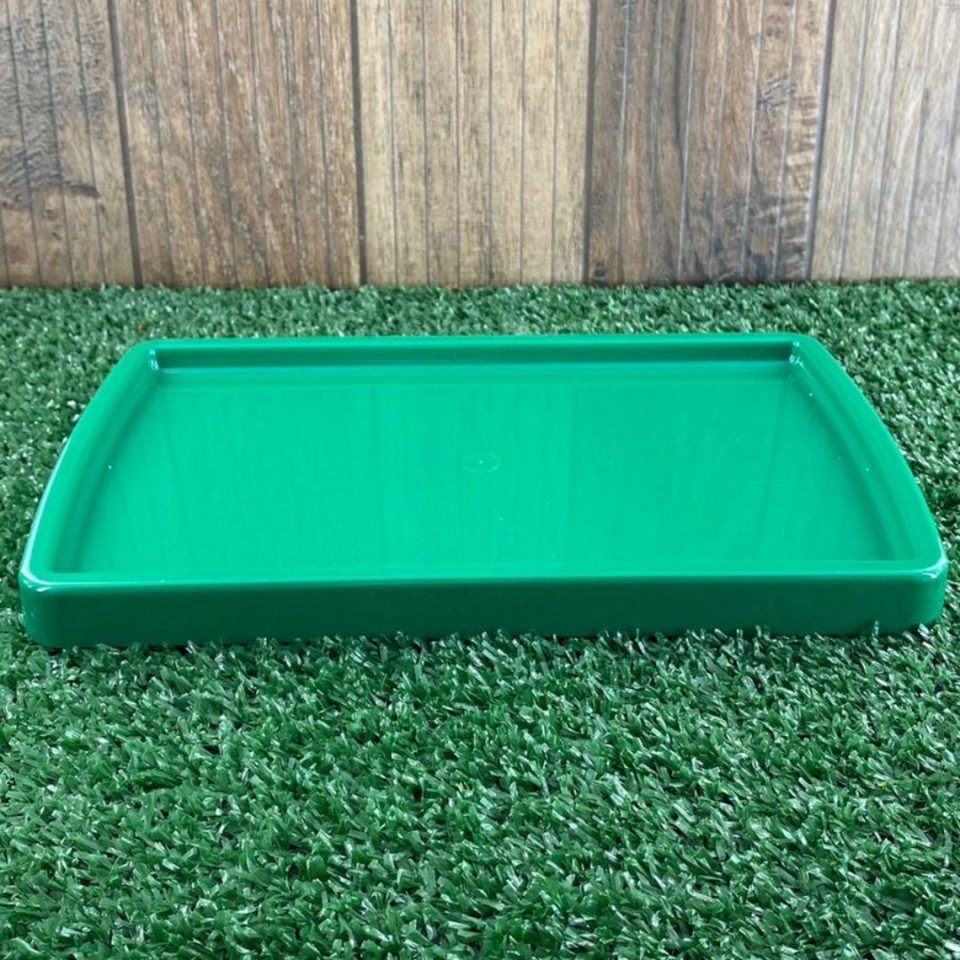 Bandeja Retangular 16X27CM - Verde - UND