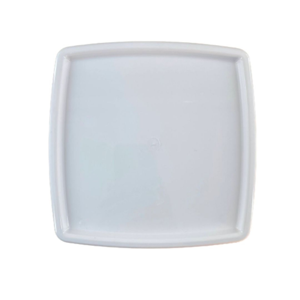 Bandeja Quadrada 18X18CM - Branca - UND