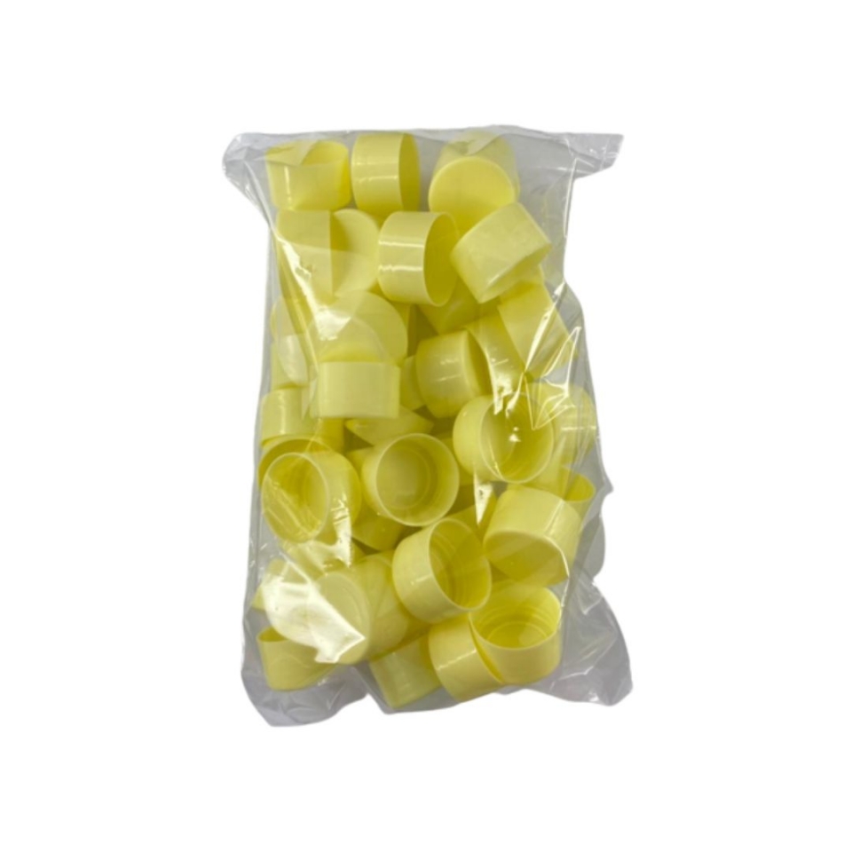 Tampa Plástica 28mm - Amarelo Candy