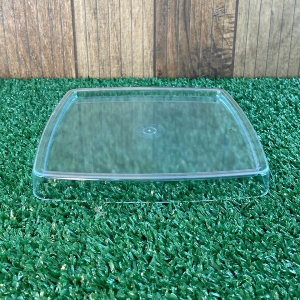 Bandeja Quadrada 18X18CM - Cristal - UND