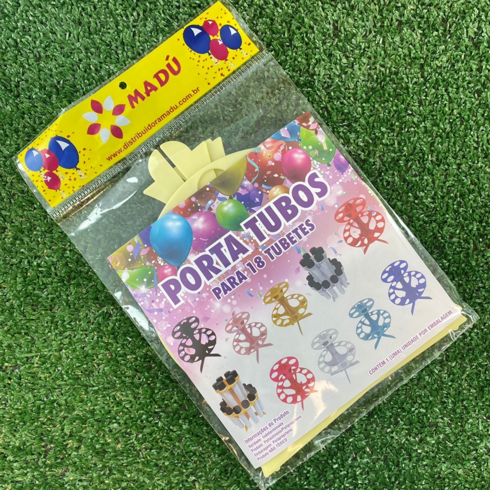 Porta Tubos Redondo - Amarelo Candy