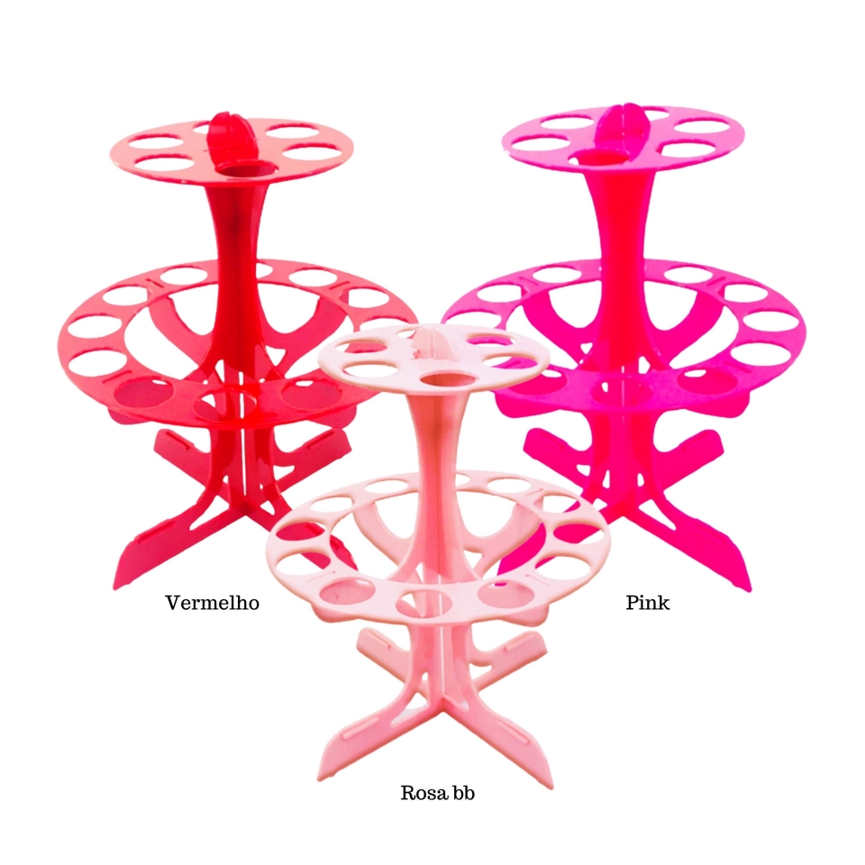 Porta Tubos Redondo - Branco