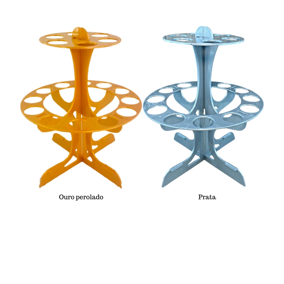 Porta Tubos Redondo - Branco