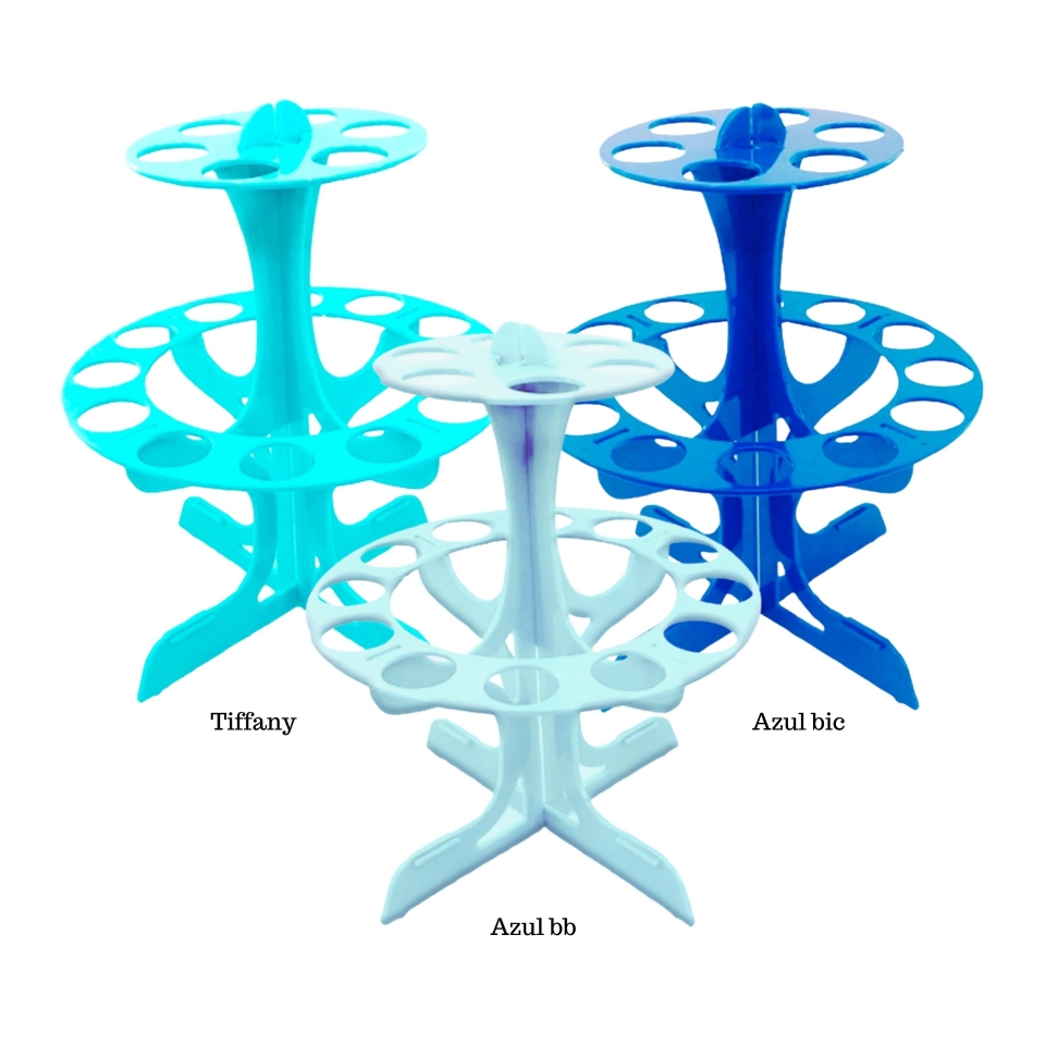 Porta Tubos Redondo - Branco