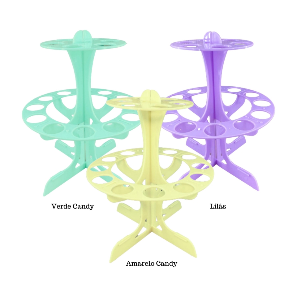 Porta Tubos Redondo - Branco