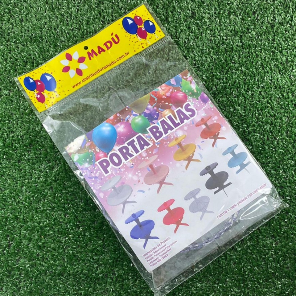 Porta Balas Duplo 22cm - Cristal