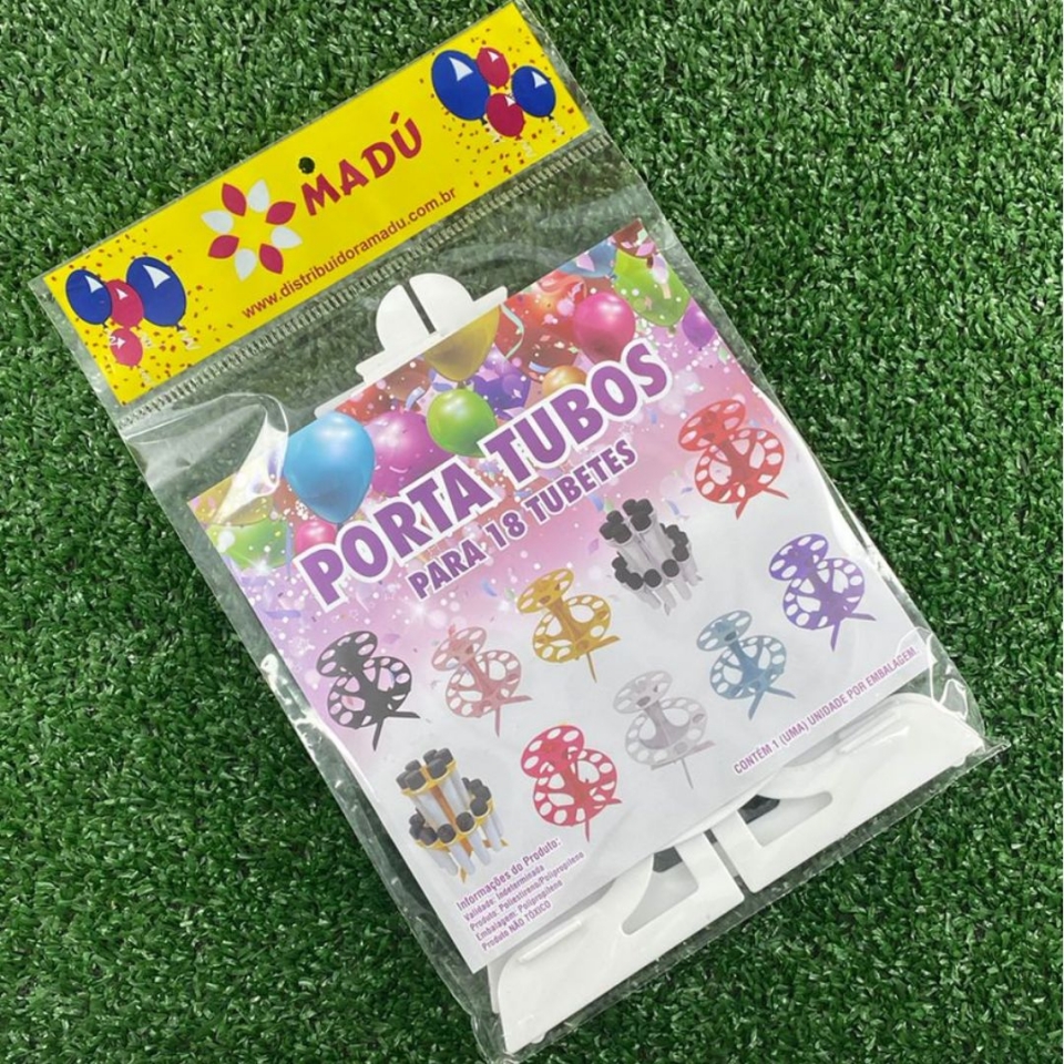 Porta Tubos Redondo - Branco