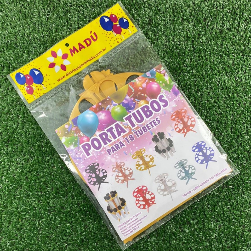 Porta Tubos Redondo - Ouro Perolado