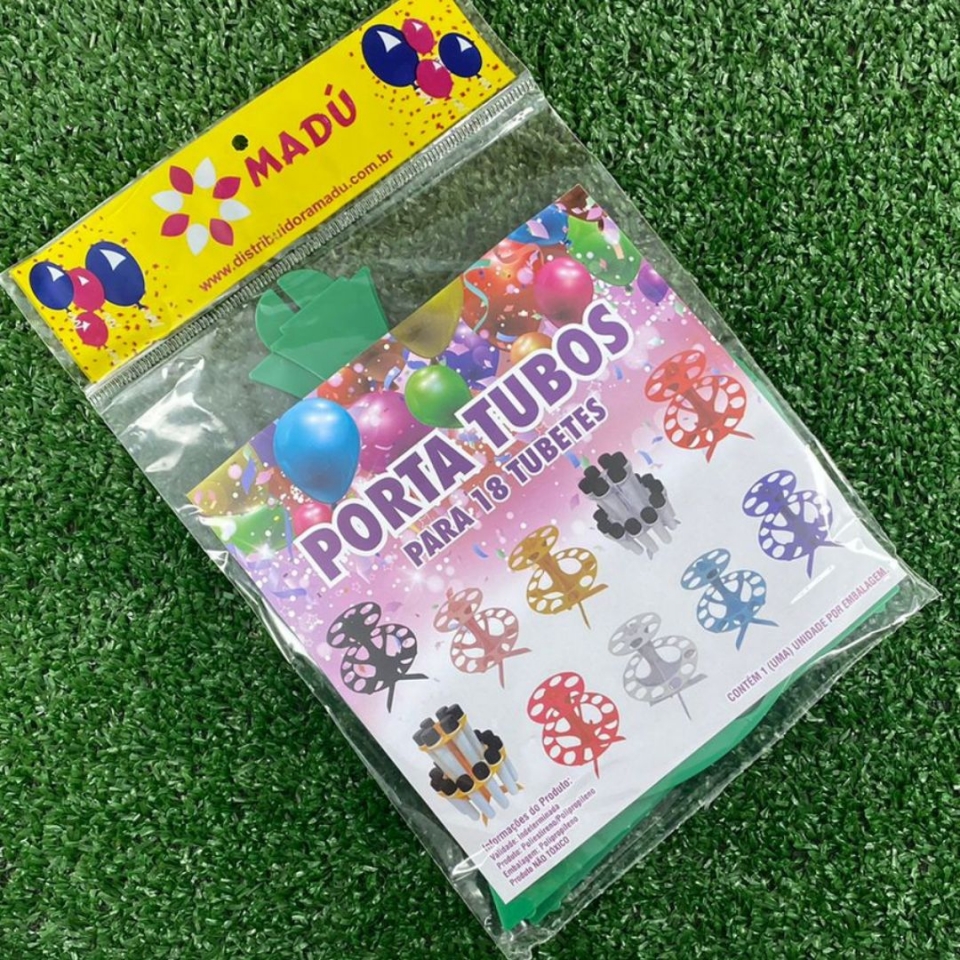 Porta Tubos Redondo - Verde Bandeira