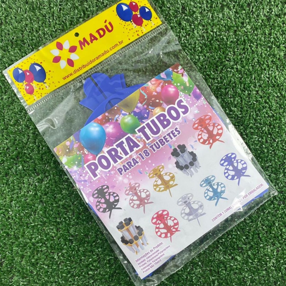 Porta Tubos Redondo - Azul Bic