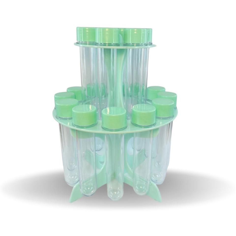 Porta Tubos Redondo - Verde candy