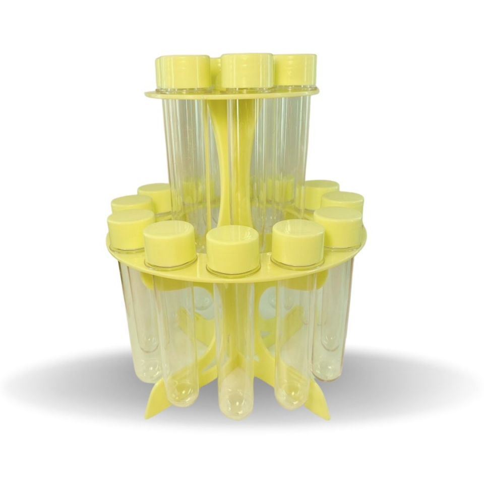 Porta Tubos Redondo - Amarelo Candy