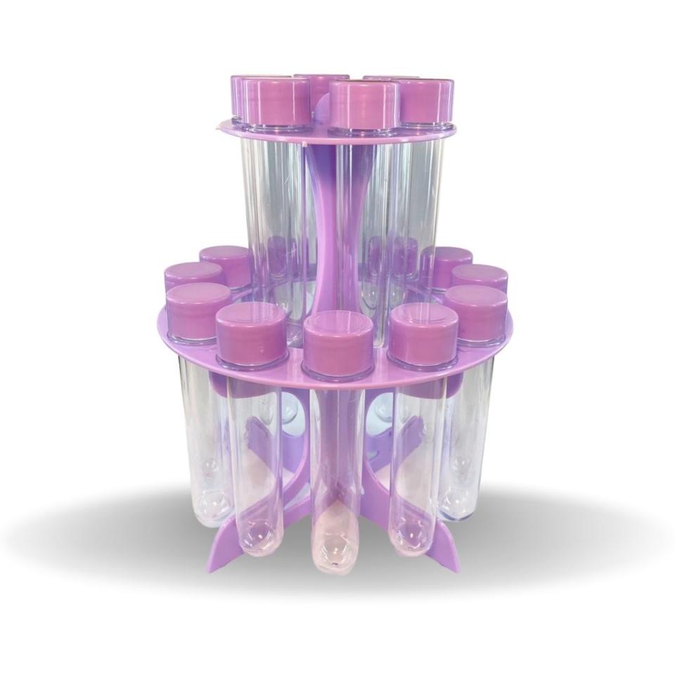 Porta Tubos Redondo - Lilás candy