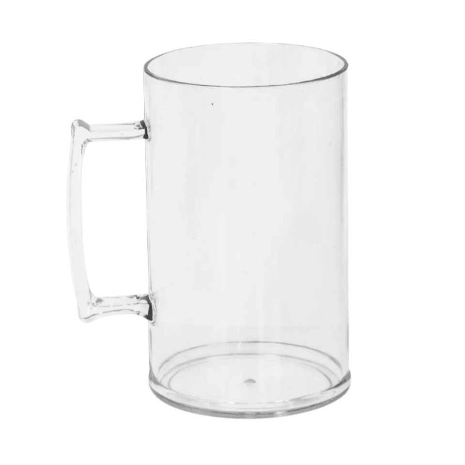 Caneca Acrílica Personalização 330ml - Transparente