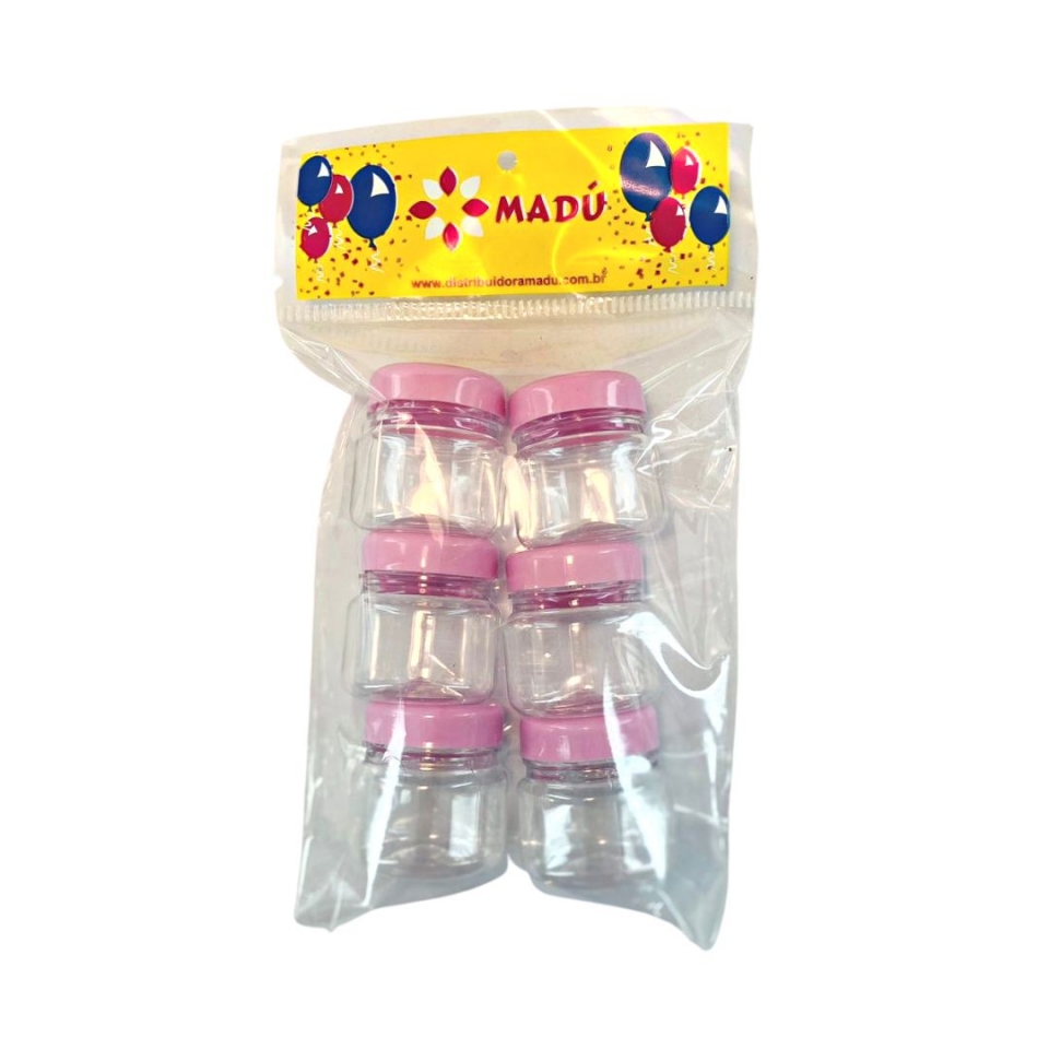 Pote Geleinha Redondo 50ml - Rosa BB