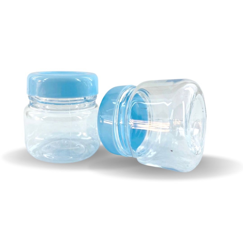 Pote Geleinha Redondo 50ml - Azul Bebê