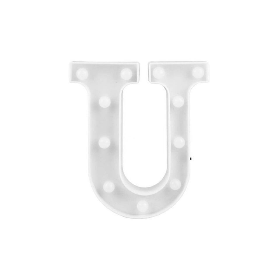 Letra LED - U