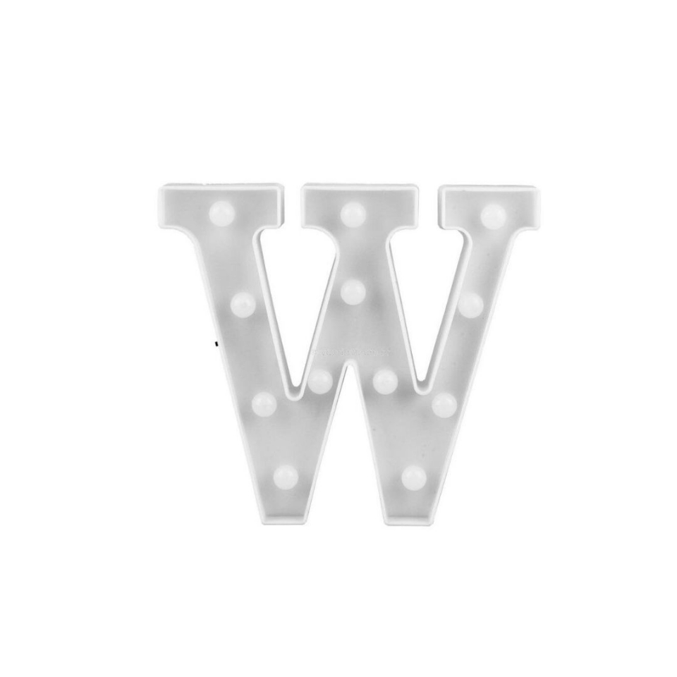 Letra LED - W