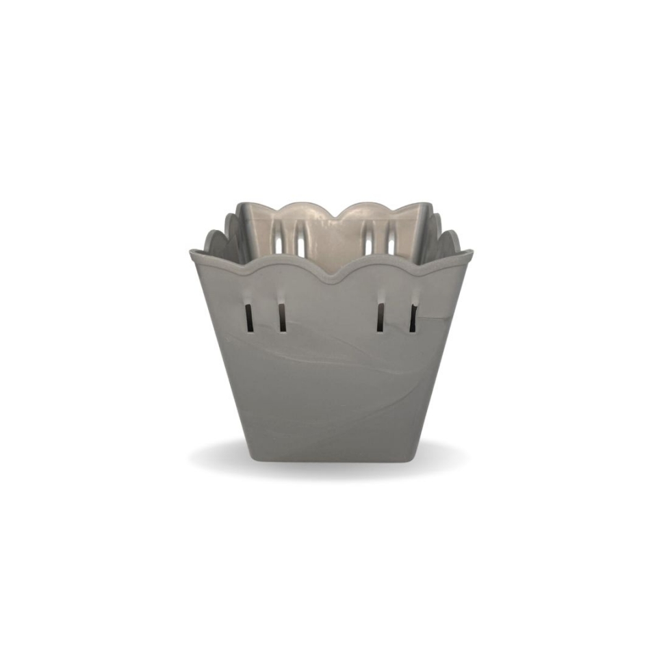 Cachepot Plástico PF 10 und - Prata