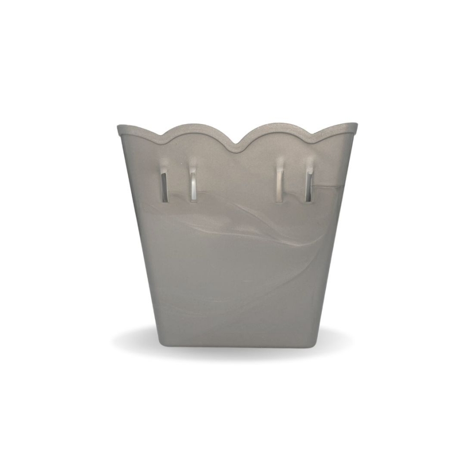 Cachepot Plástico PF 10 und - Prata