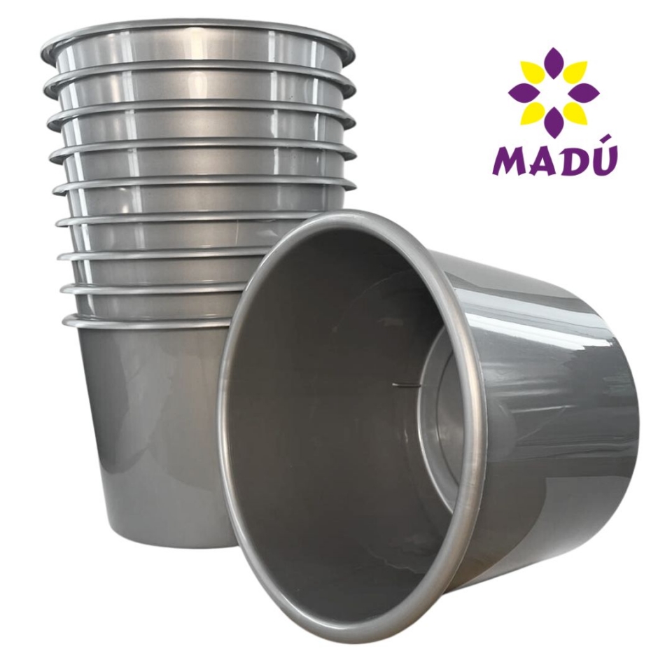 Baldinho de Pipoca - 1,5 litro Prata