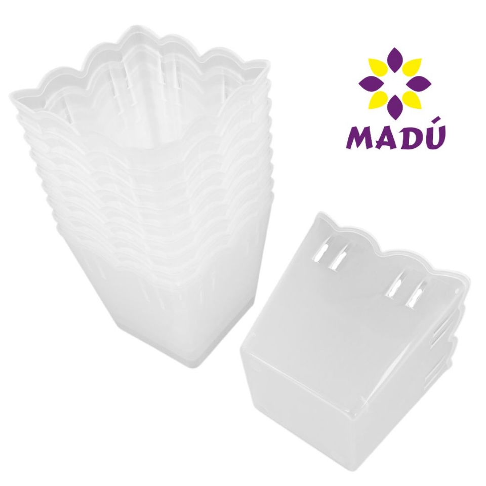 Cachepot Plástico PF 10 und - Transparente