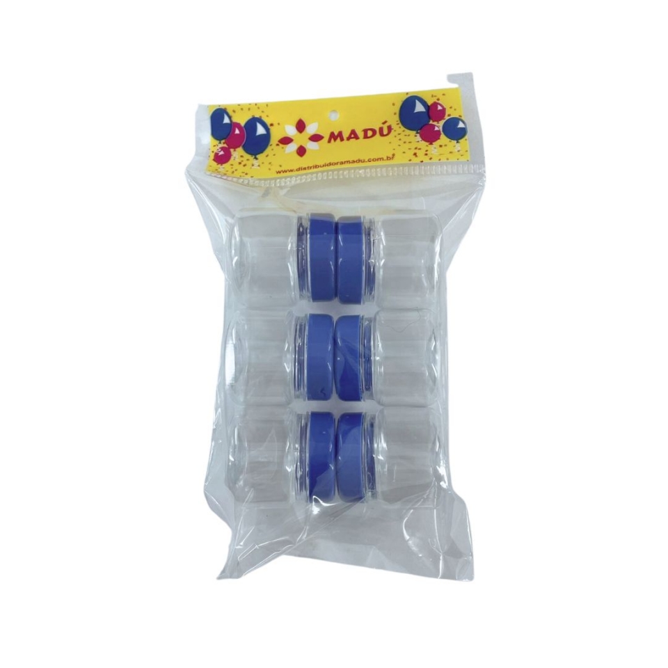 Pote Geleinha Redondo 50ml - Azul bic