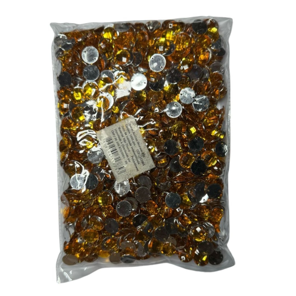 Chaton Redondo 16mm - Dourado