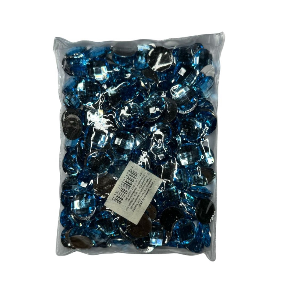 Chaton Redondo 10mm - Azul