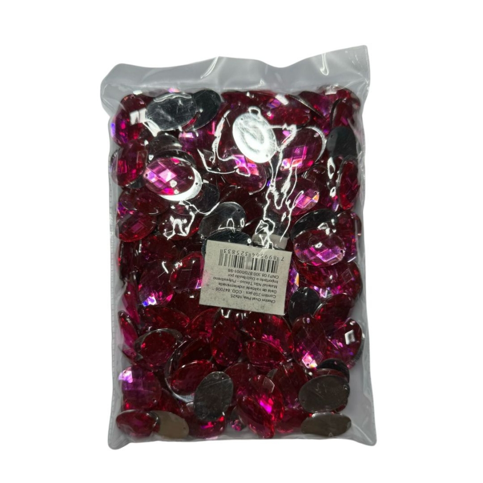 Chaton Oval 10x14 - Pink