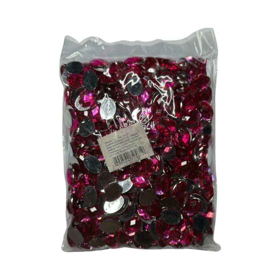 Chaton Oval 10x14 - Pink