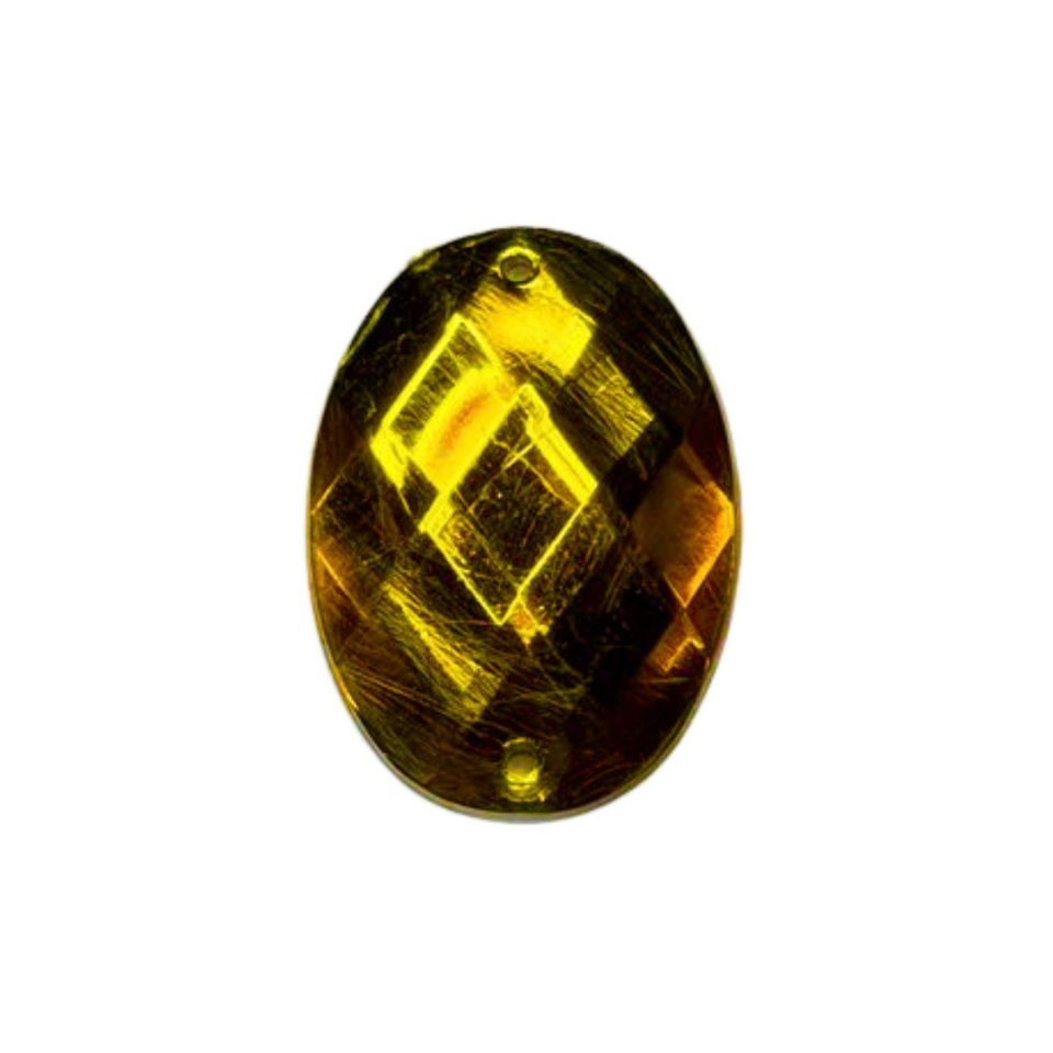 Chaton Oval 18x25 - Dourado