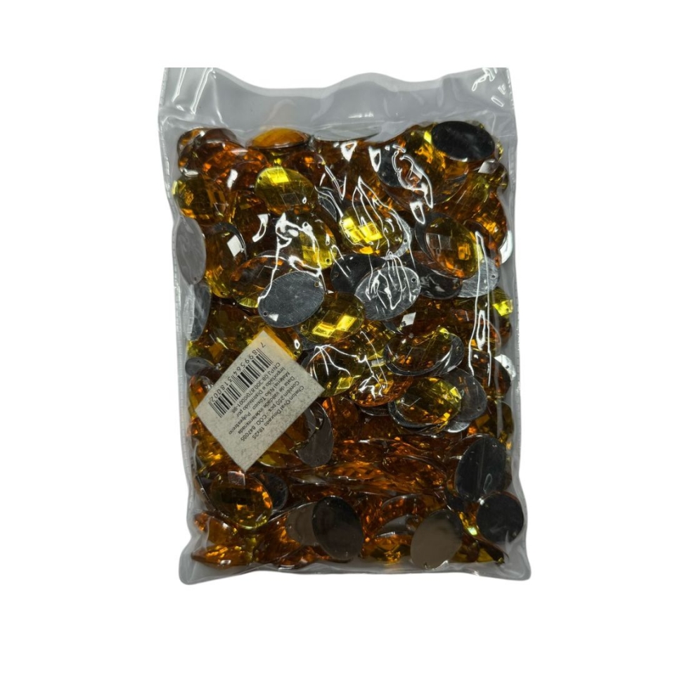 Chaton Oval 8X10 - Dourado