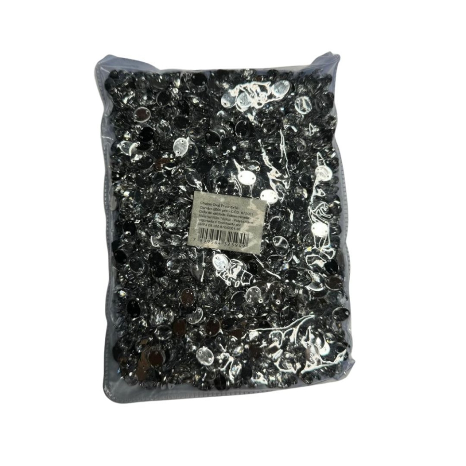 Chaton Oval 10x14 - Prata