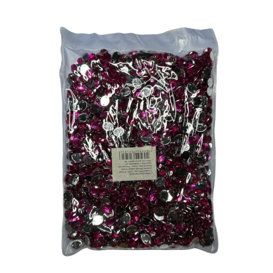 Chaton Oval 13x18 - Rosa Bebê