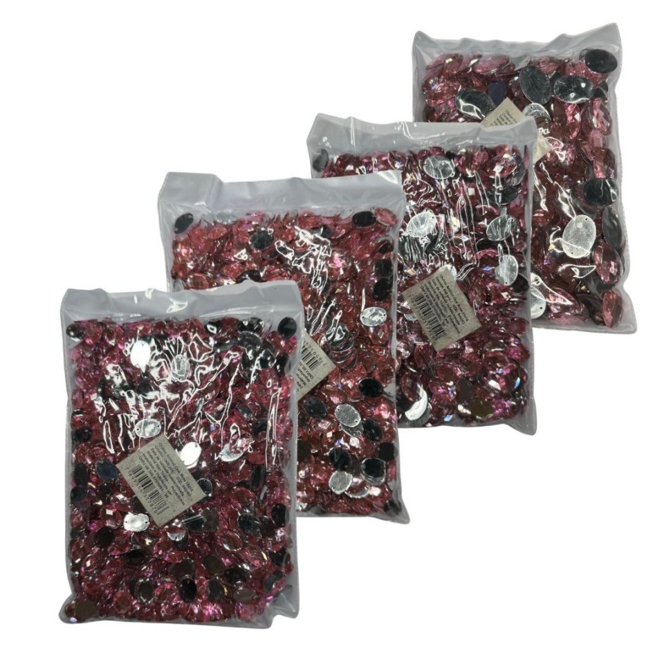 Chaton Oval 13x18 - Rosa Bebê