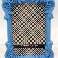 Porta Retrato Plástico Provençal - Azul Bebê