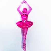 Bailarina Acrlica 8Cm Pct 250g - Pink Cristal