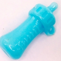 Mini Mamadeira Gorducha Acrlica Pct 250g - Azul Leitoso