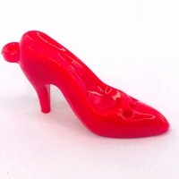 Sapato Acrlico Mini 37mm Pct 500g - Vermelho Leitoso