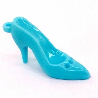 Sapato Acrlico Mini 37mm Pct 500g - Azul Leitoso