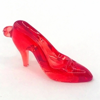 Sapato Acrlico Mdio 50mm Pct 500g - Vermelho Cristal