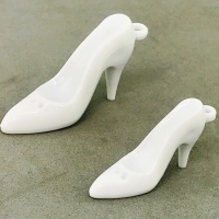 Sapato Acrlico Mini 37mm Pct 500g - Branco