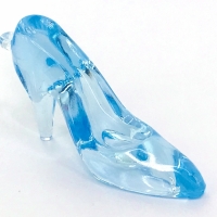 Sapato Acrlico Grande 64mm Pct 500g - Azul Cristal