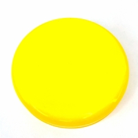 Tampa Vidro de Palmito 110mm - Amarelo