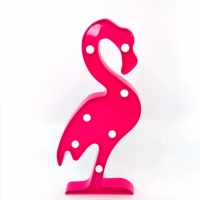 Luminria LED de Flamingo - Pink