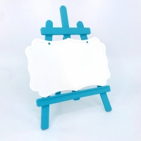 Kit Cavalete Azul Tiffany/Lousa Branca