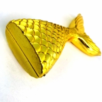 Cauda Sereia Metalizada - Dourada